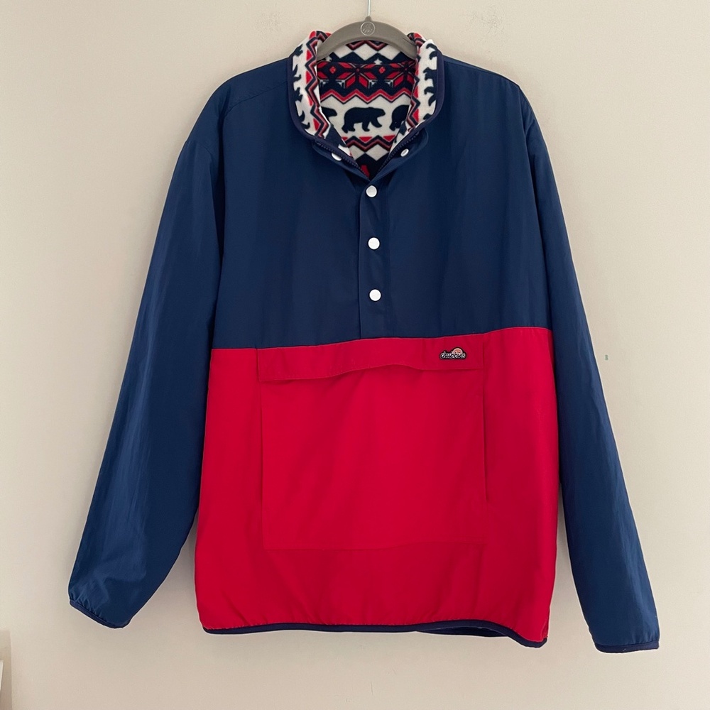 Chubbies Reversible Fleece Aztec Men Cabinecore 1… - image 2